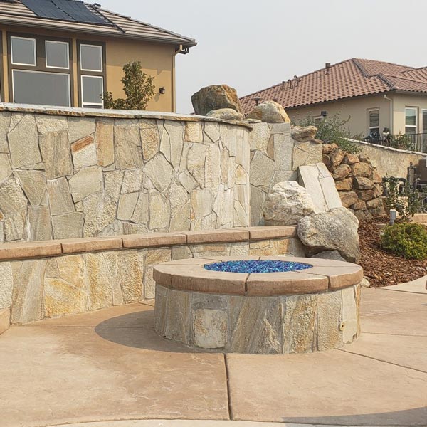 firepit hardscaping